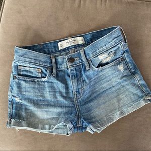 High waisted Abercrombie and Fitch shorts